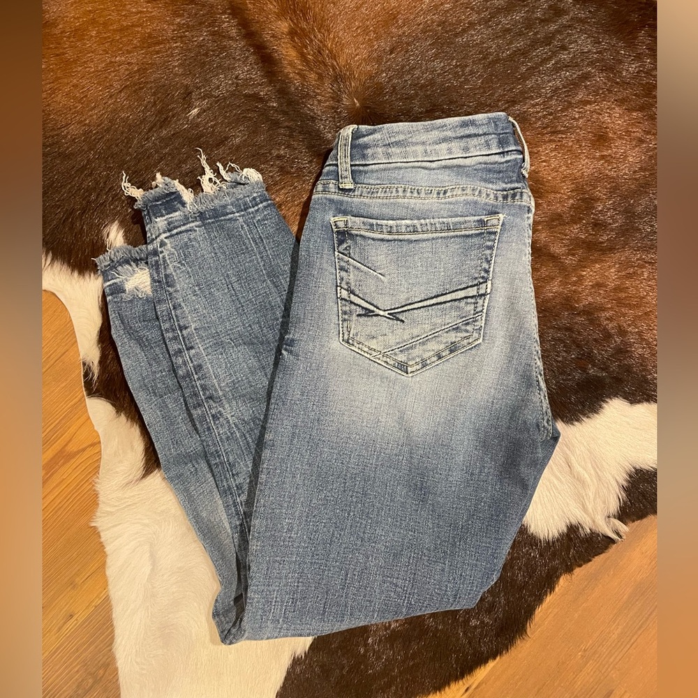 BKE Light Blue Ankle Jeans